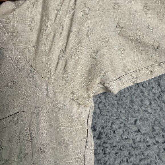 Vintage Yves Saint Laurent Dress Shirt Men 14.5 32/33 (S) Brown Pattern Italy - Picture 6 of 11